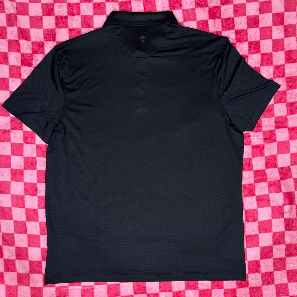 Robert Graham Classic Fit Black Canto Polo Shirt - Picture 5 of 6
